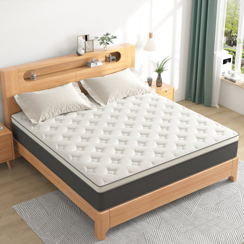 Alwyn Home Hillendale 12" Medium Memory Foam Hybrid Mattress Wayfair